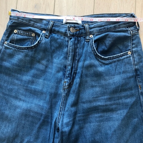 Zara High Rise Wide Leg Jeans - Picture 7 of 11